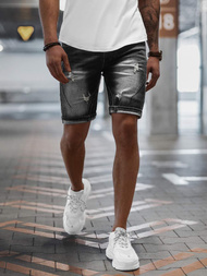 Mъжки шорти черни OZONEE NB/MP0040NZ