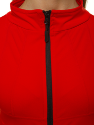 Дамски суичър червена OZONEE JS/HD151/5