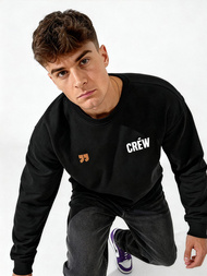 Мъжки суитшърт черен OZONEE JS/65B3917/3Z