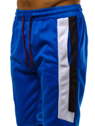 Мъжко долнище на анцуг синьо OZONEE JS/JZ11019