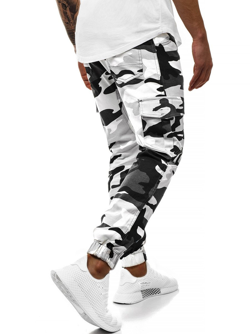 Мъжки панталони JOGER черно-бяло OZONEE A/404