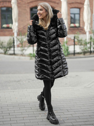 Дамско яке черна OZONEE JS/16M9100/392Z