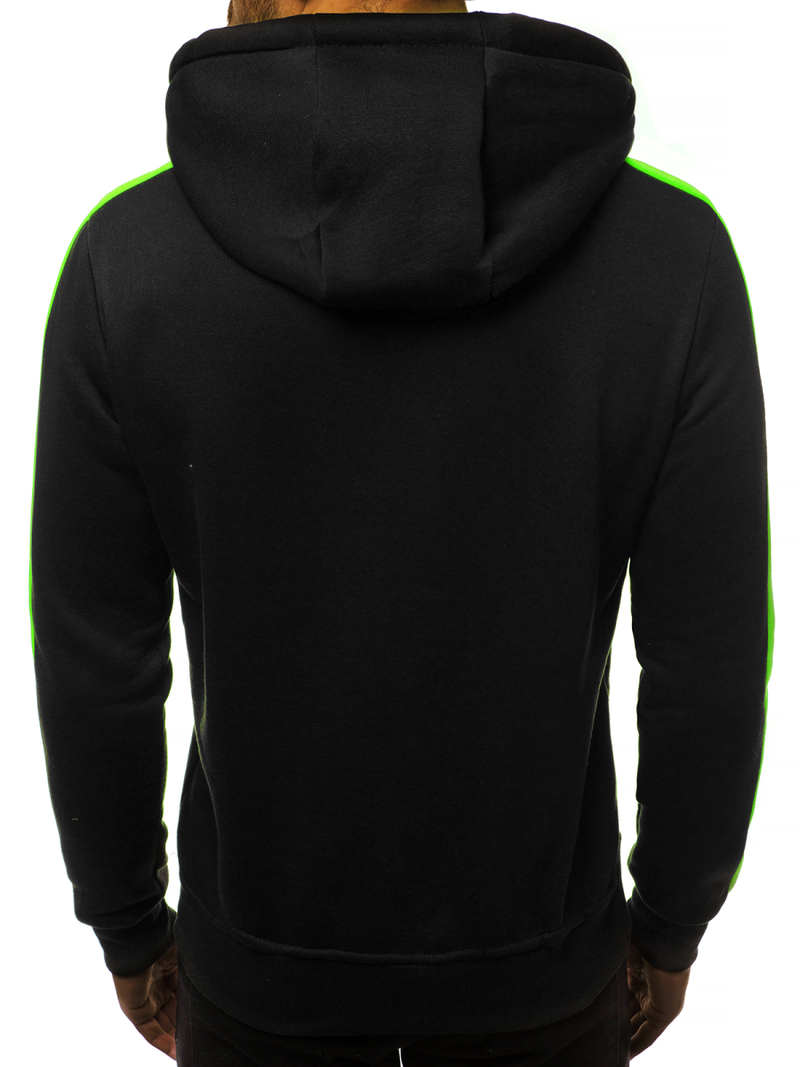 Мъжки суитшърт черно-Celadon OZONEE JS/2012