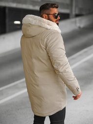 Зимно яке бежова OZONEE JS/22M319/62Z