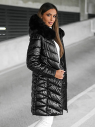 Дамско яке черна OZONEE JS/16M9100/392Z