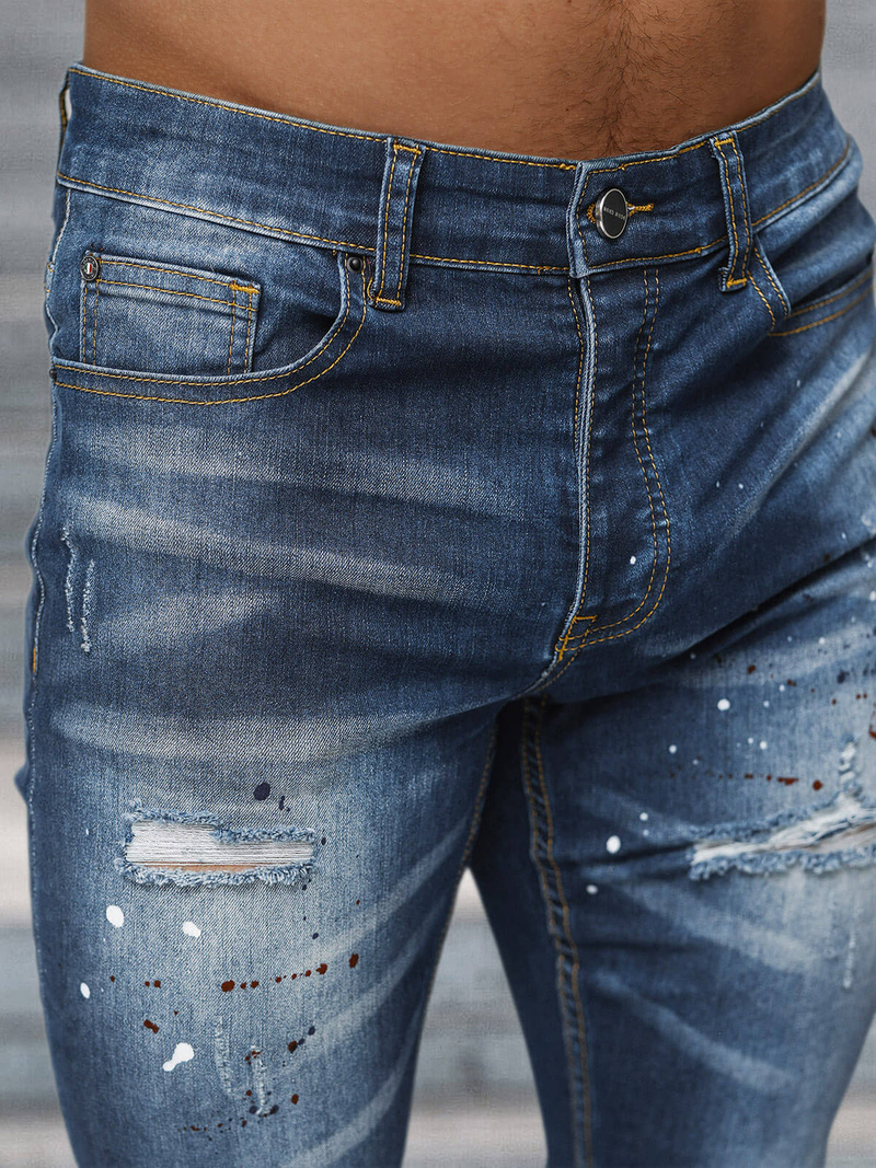 Мъжки дънки тъмносиньо OZONEE NB/MP0170BS