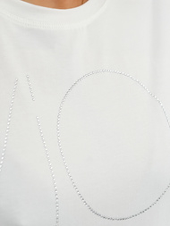 Дамска тениска бял OZONEE JS/YJ77841