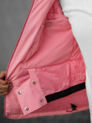 Дамско яке светлорозова OZONEE JS/HH012/25Z