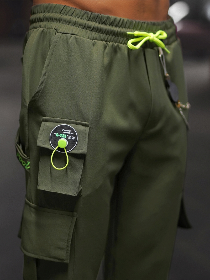 Мъжки панталони каки OZONEE O/CP149Z