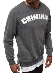 Мъжки суитшърт графитна OZONEE O/11113