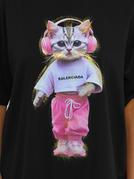 Дамска тениска черна OZONEE DJ77423