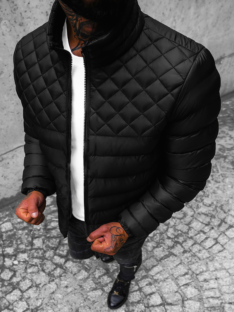 Мъжко яке черно OZONEE O/515Z