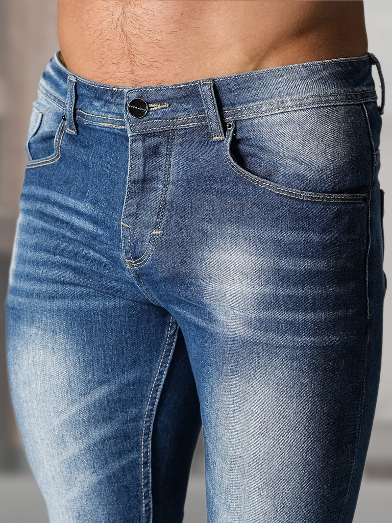 Мъжки дънки синьо OZONEE NB/MP0199BCZ