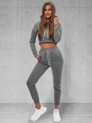 Дамски анцуг от две части графитен OZONEE JS/8C67/5Z