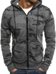 Мъжки суитшърт графитен OZONEE JS/DD131Z