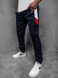 Мъжко долнище на анцуг тъмносиньо OZONEE JS/JZ11026Z