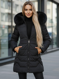 Дамско яке черно OZONEE JS/16M9121/392Z