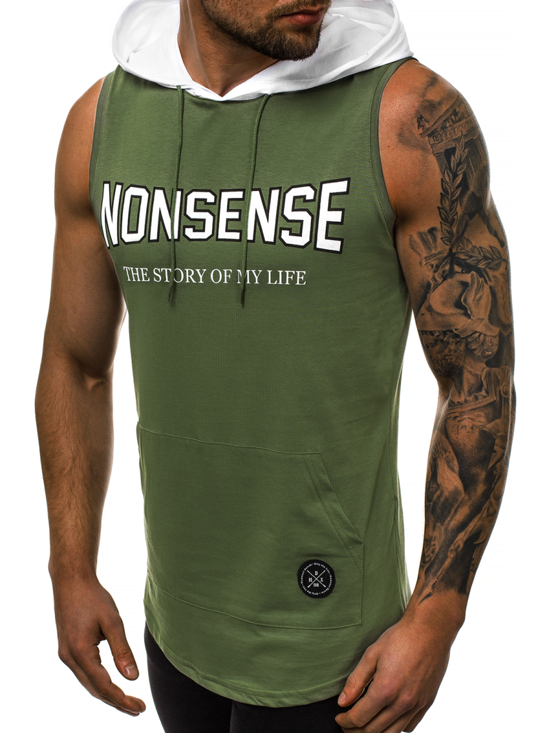 Тениска без ръкав зелена MAD/2882Z