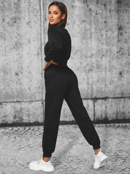 Дамски анцуг от две части черен OZONEE JS/8C78/3