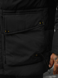 Зимно яке черно OZONEE JS/22M60/392