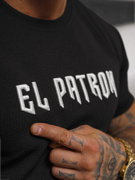 Мъжка тениска черен OZONEE O/T7283