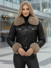 черно-бежов