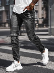 Мъжки дънки jogger черни OZONEE NB/MP0077N