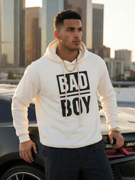 Мъжки суитшърт с качулка Бял OZONEE JS/65B3909/1Z