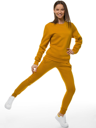 Дамски долнища на анцуг камел OZONEE JS/CK01