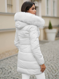 Дамско яке бял OZONEE JS/16M9099/281Z