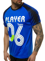 Мъжка тениска синя OZONEE JS/KS2065