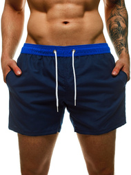 Мъжки плувни шорти тъмносиньо OZONEE ST004-1