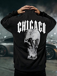 Мъжки суитшърт черно OZONEE JS/21B1903/3