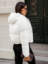 Дамско яке бял OZONEE JS/5M3260/281