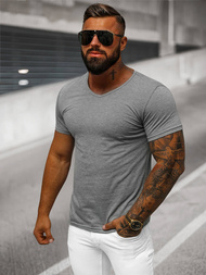 Мъжка тениска графитен OZONEE JS/712007Z