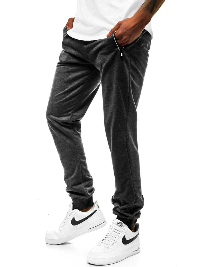 Мъжко долнище на анцуг графитно JS/XW001S