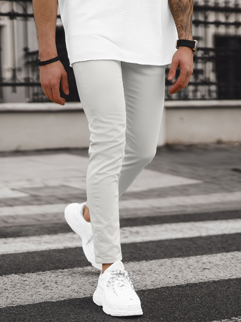 Мъжки дънки сиво OZONEE E/5194/01