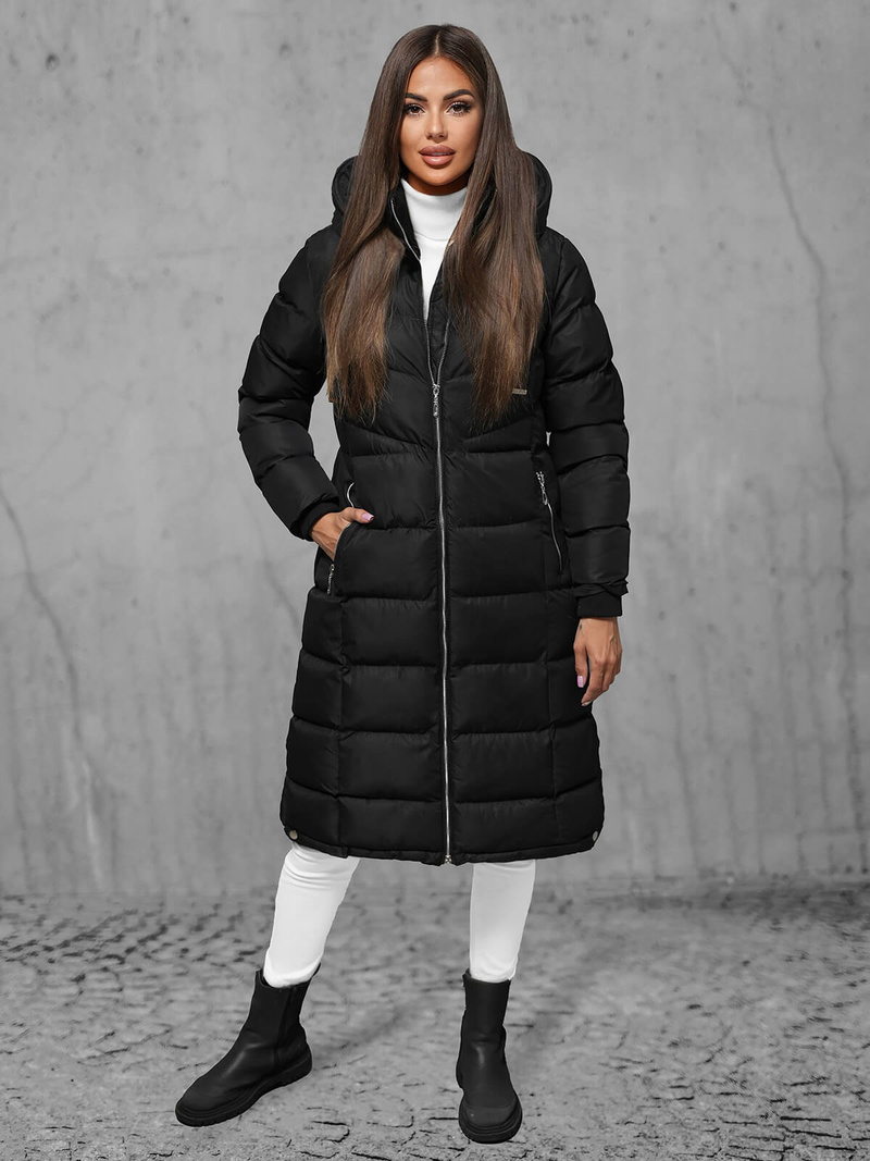 Дамско яке черно OZONEE JS/M736/392