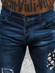 Мъжки дънки тъмносиньо OZONEE NB/MP0015BS