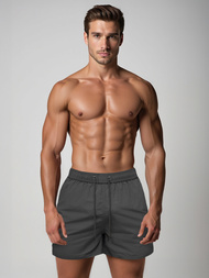 Мъжки плувни шорти графитно OZONEE JS/XL018/5Z