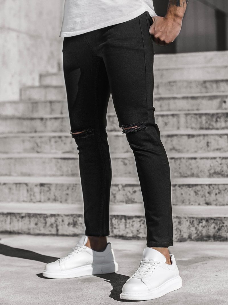 Мъжки дънки черни/2 OZONEE DP/585