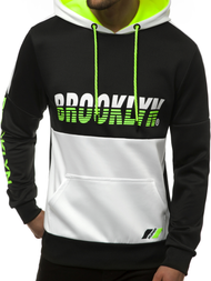 Мъжки суитшърт черно-бяла OZONEE JS/DD20127