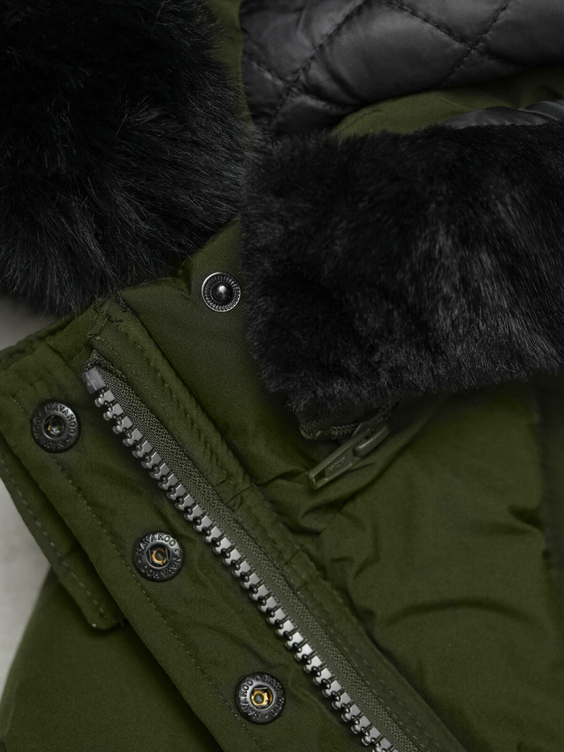 Дамско яке каки OZONEE O/W377Z