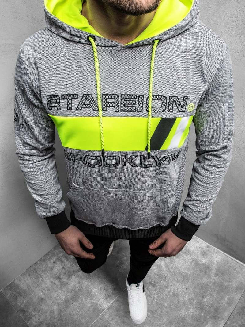 Мъжки суитшърт сива OZONEE JS/DD20131Z