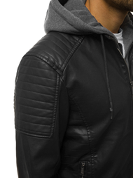 Мъжко яке черно OZONEE JB/JP1136