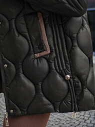 Дамско яке черно OZONEE O/5M3226/392Z