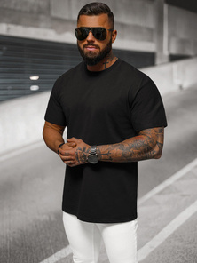 Мъжка тениска черен OZONEE NB/MT3098
