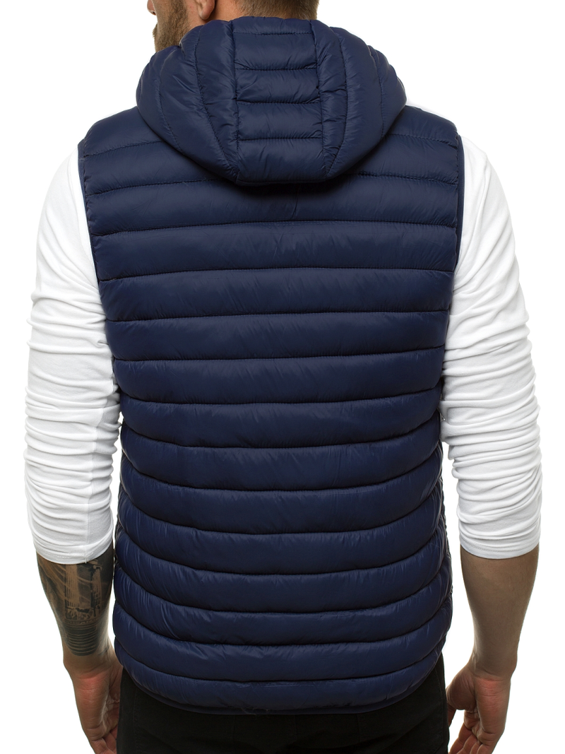 Мъжки елек тъмнсиня OZONEE JS/LY36