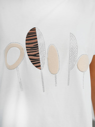 Дамска тениска бял OZONEE JS/95T2566/1