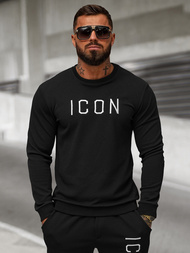 Мъжки суитшърт черна OZONEE O/D7394